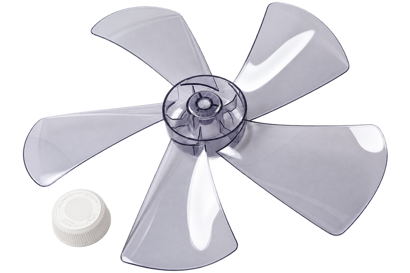Ventilatorpropeller en moer Rowenta Turbo Silence Extreme SS-1810002856